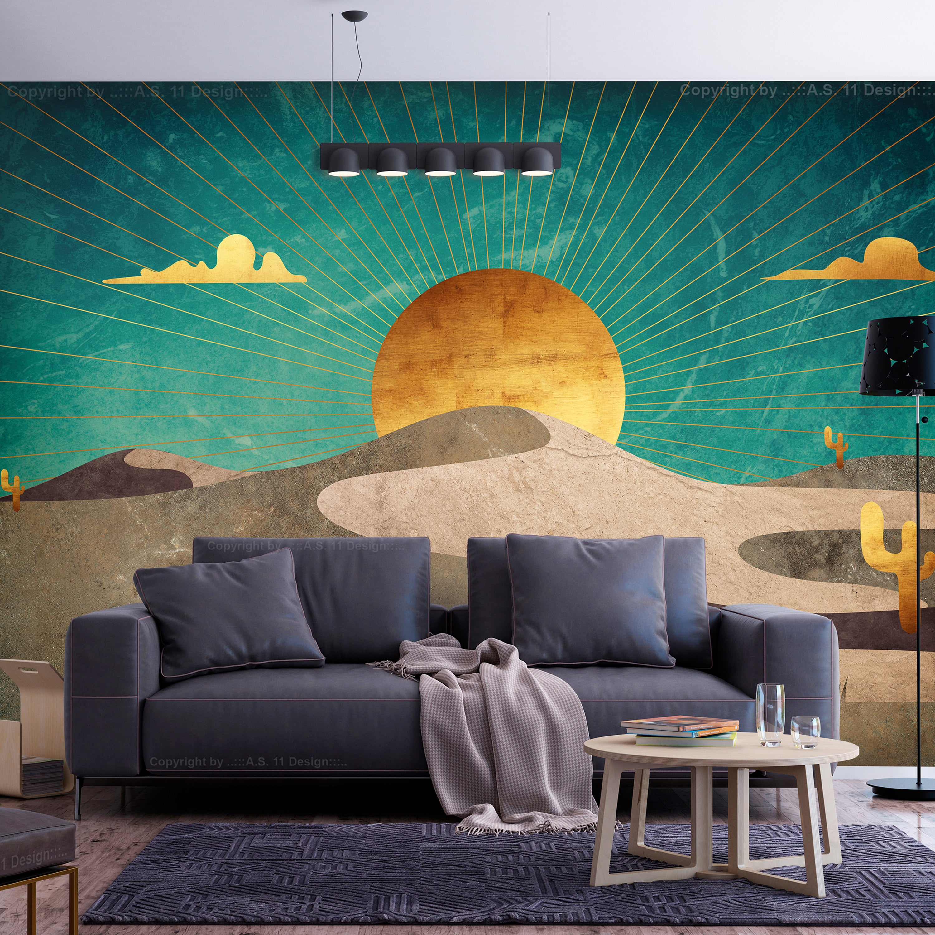 Wall Mural Morning in the Desert