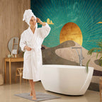 Abstract Desert Morning Landscape Wall Mural