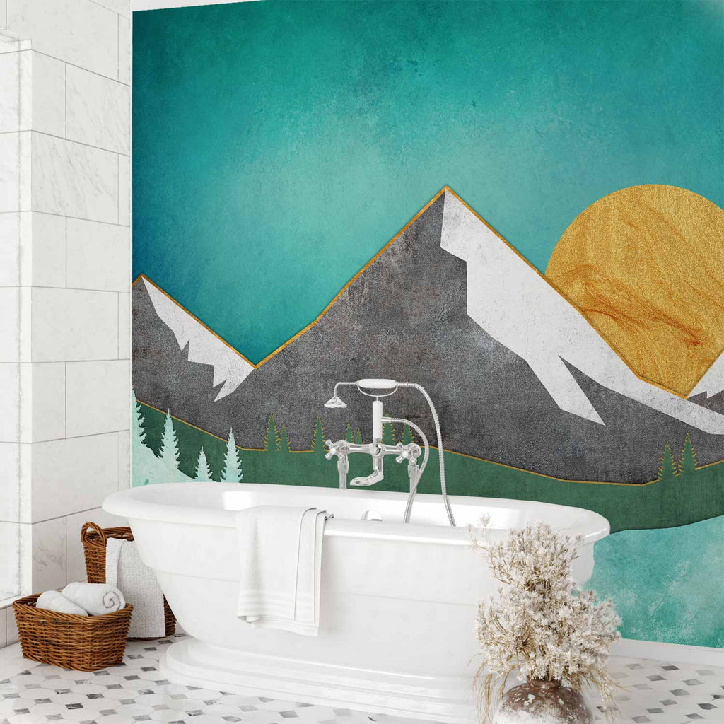 Abstract Wilderness Landscape Wall Mural