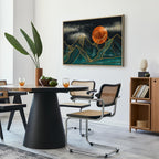 Mountain Landscape Calm Wide Canvas Print