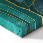 Mountain Landscape Calm Wide Canvas Print