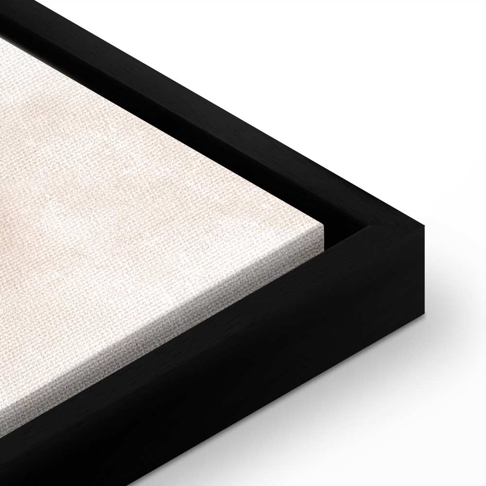 Abstract Winter Trees Watercolor Landscape Canvas Print