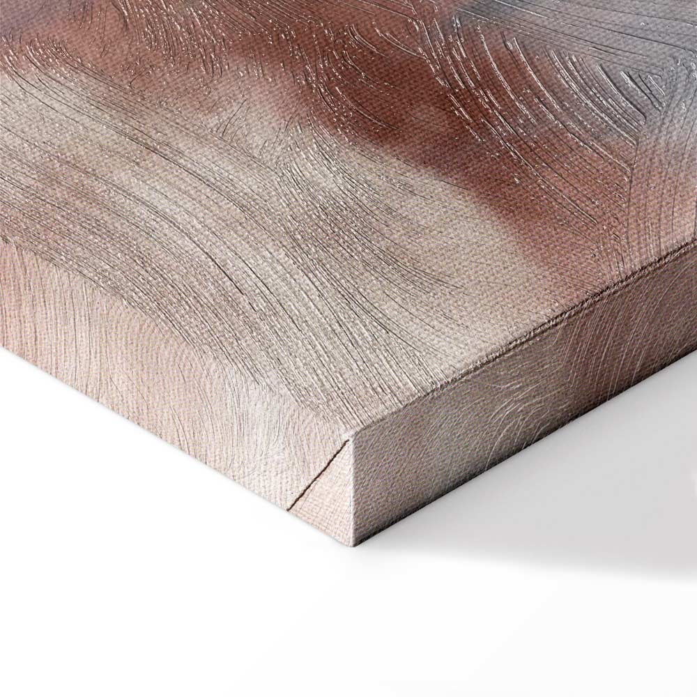 Abstract Winter Trees Watercolor Landscape Canvas Print