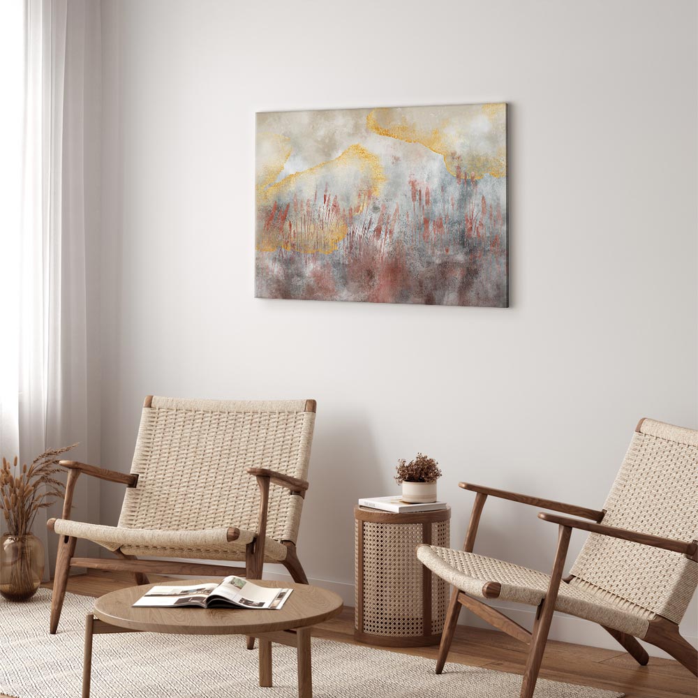 Abstract Wind Texture Landscape Canvas Print