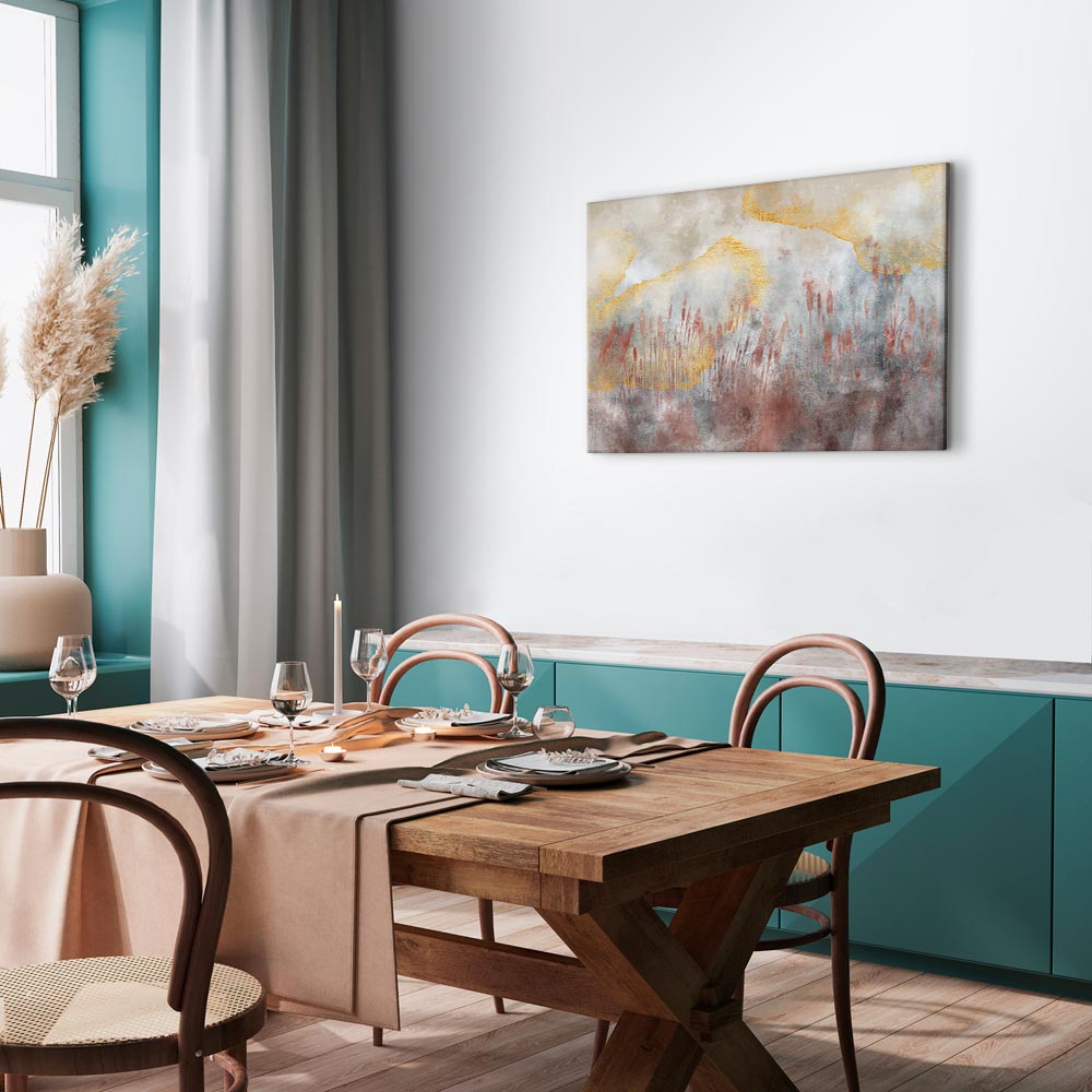 Abstract Wind Texture Landscape Canvas Print