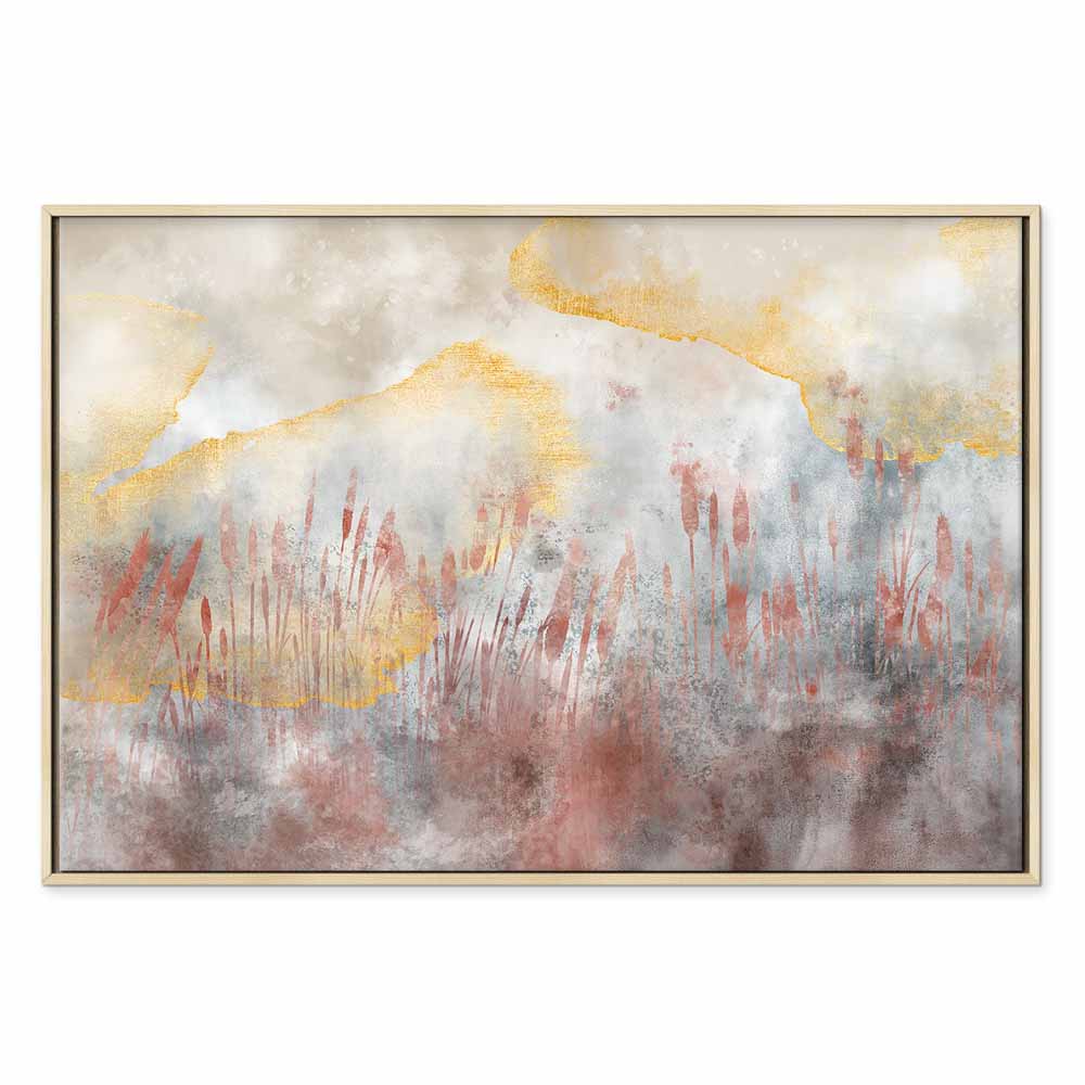 Abstract Wind Texture Landscape Canvas Print