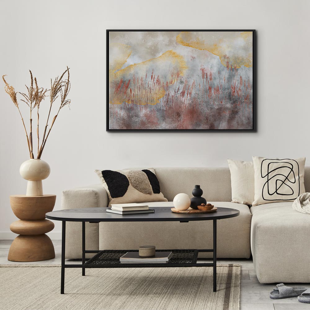 Abstract Wind Texture Landscape Canvas Print