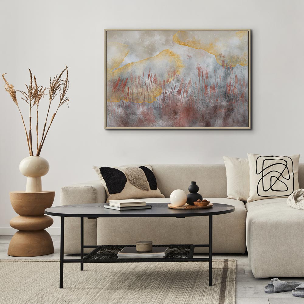 Abstract Wind Texture Landscape Canvas Print