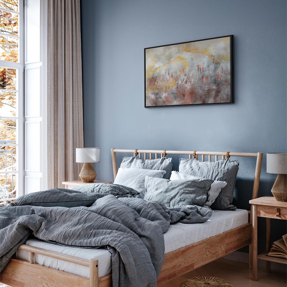 Abstract Wind Texture Landscape Canvas Print