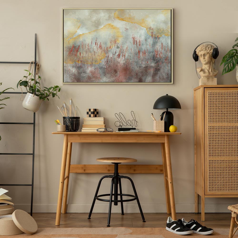 Abstract Wind Texture Landscape Canvas Print