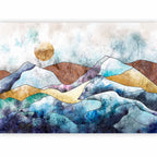 Wall Mural - Stained Glass Landscape