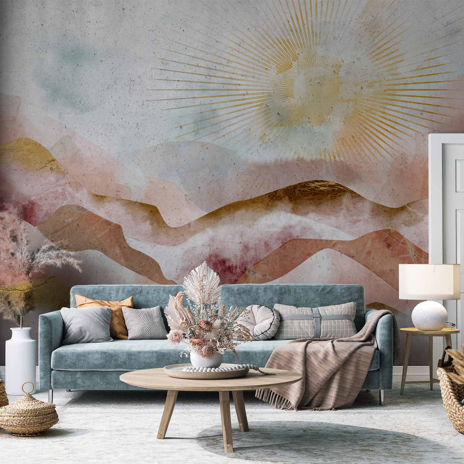 Wall Mural Majestic Mountains Landscape