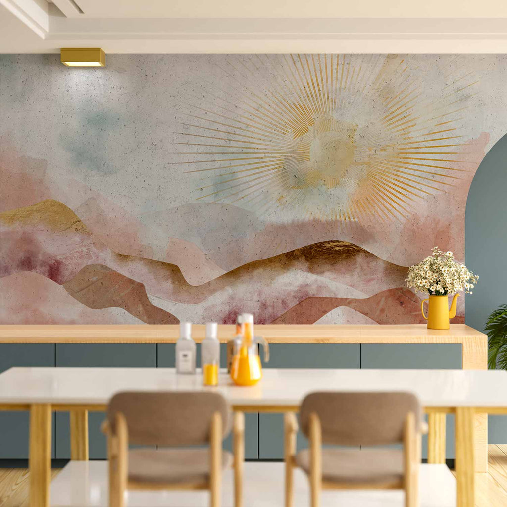 Wall Mural Majestic Mountains Landscape