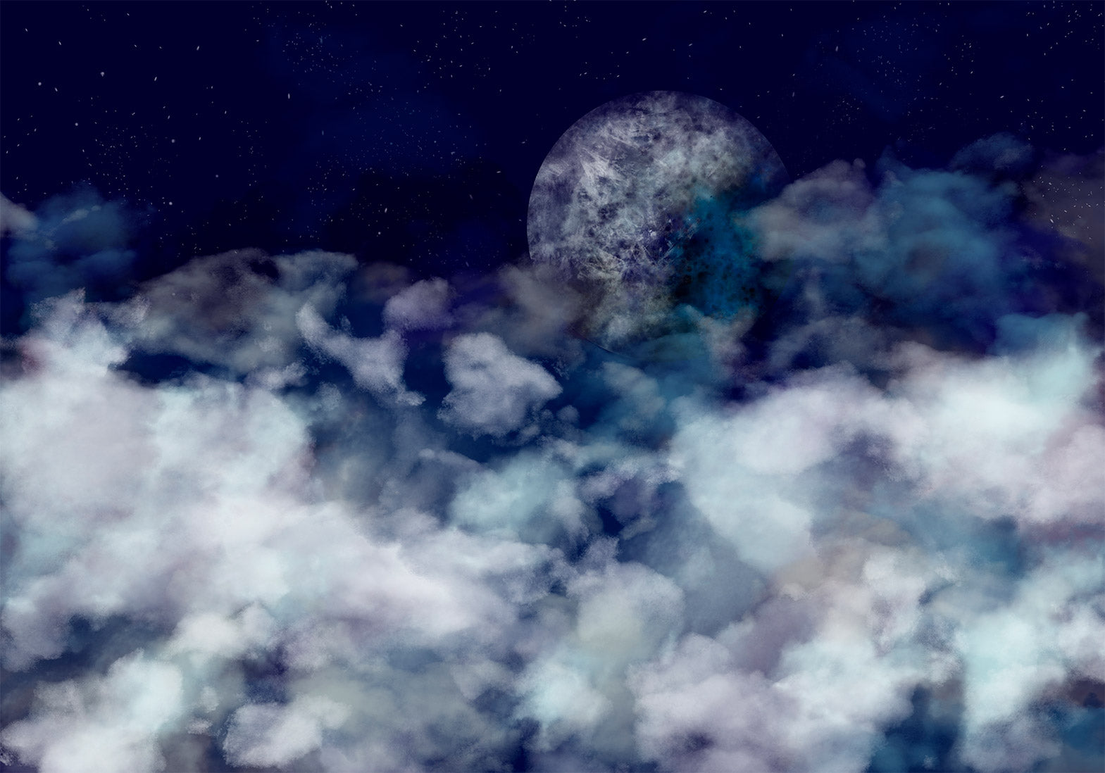 Wall Mural Journey to the Moon