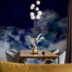 Moonlit Night Sky Landscape Wall Mural