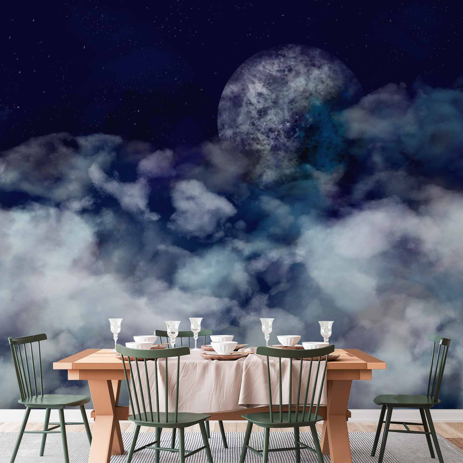 Wall Mural Journey to the Moon