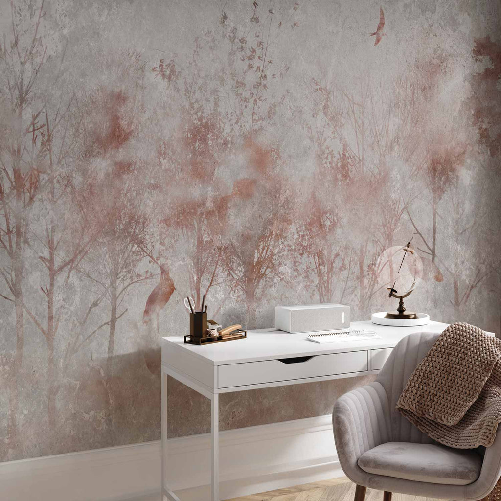 Abstract Autumn Landscape Wall Mural