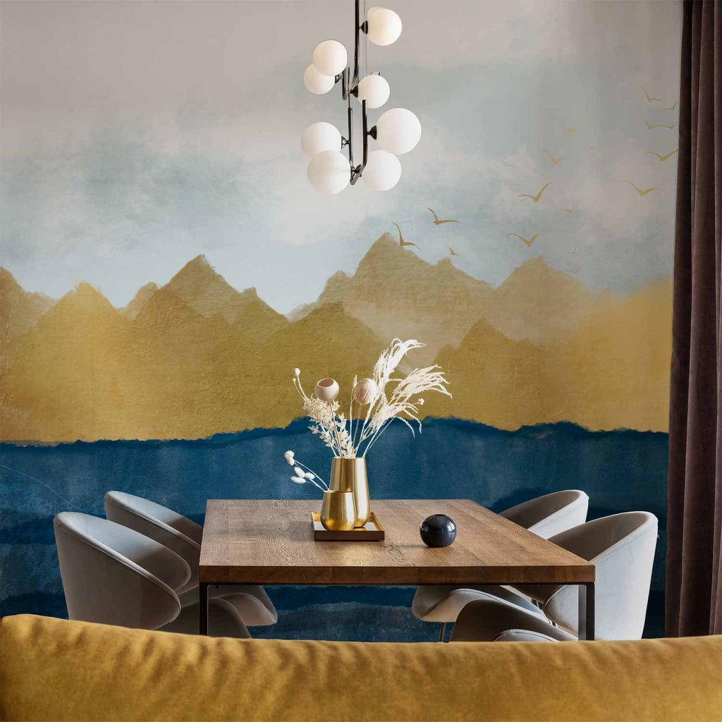 Wall Mural - Dawn in the Mountains - Second Variant