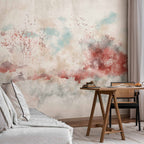 Autumn Lake Trees Wall Mural