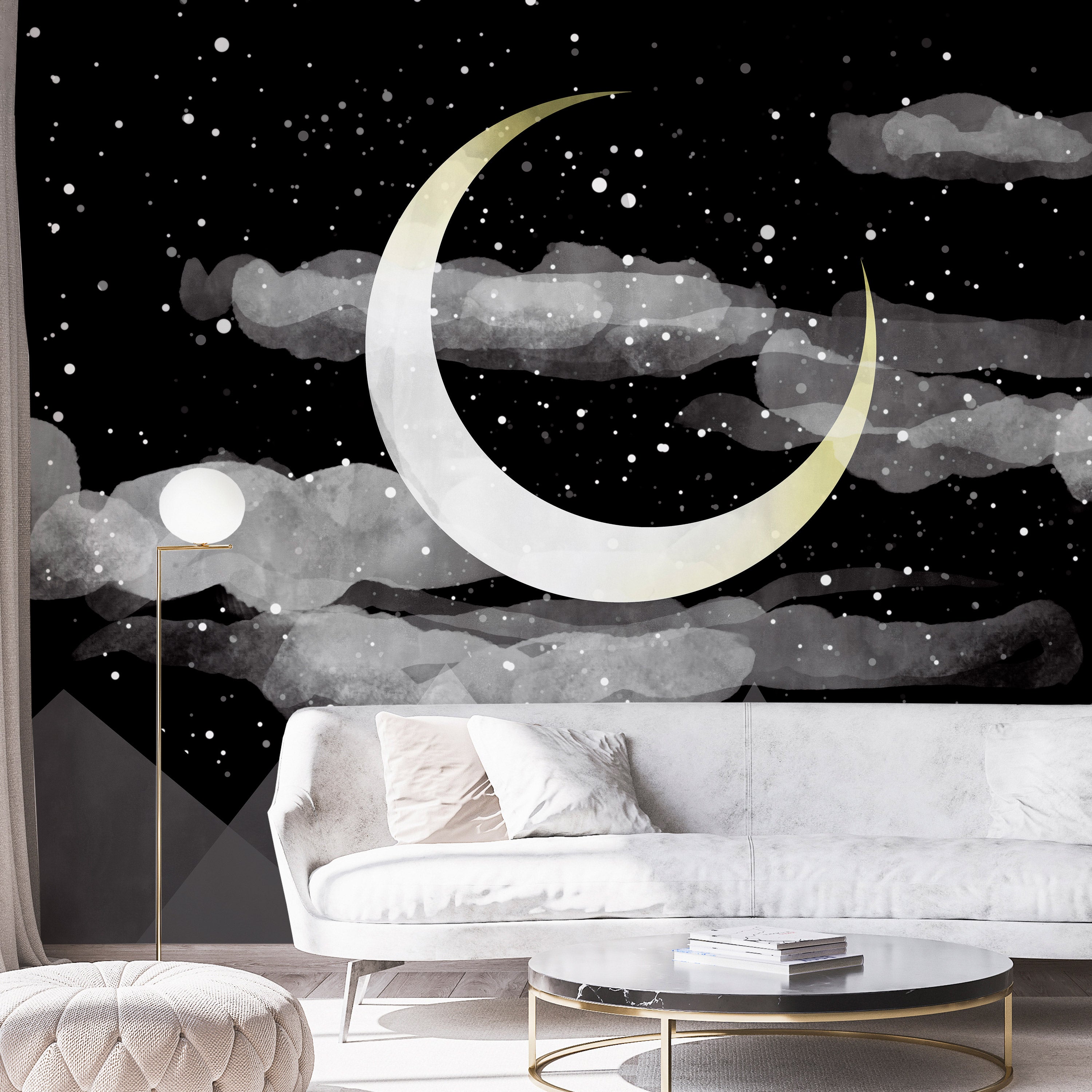 Wall Mural Night Glow - Landscapes