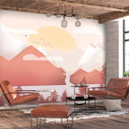 Landscape at Sunset Wall Mural - For Children