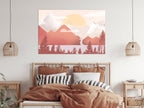 Canvas Print Landscape Sunset Wide 1 Part