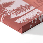 Sunset Lake Birds Landscape Canvas Print