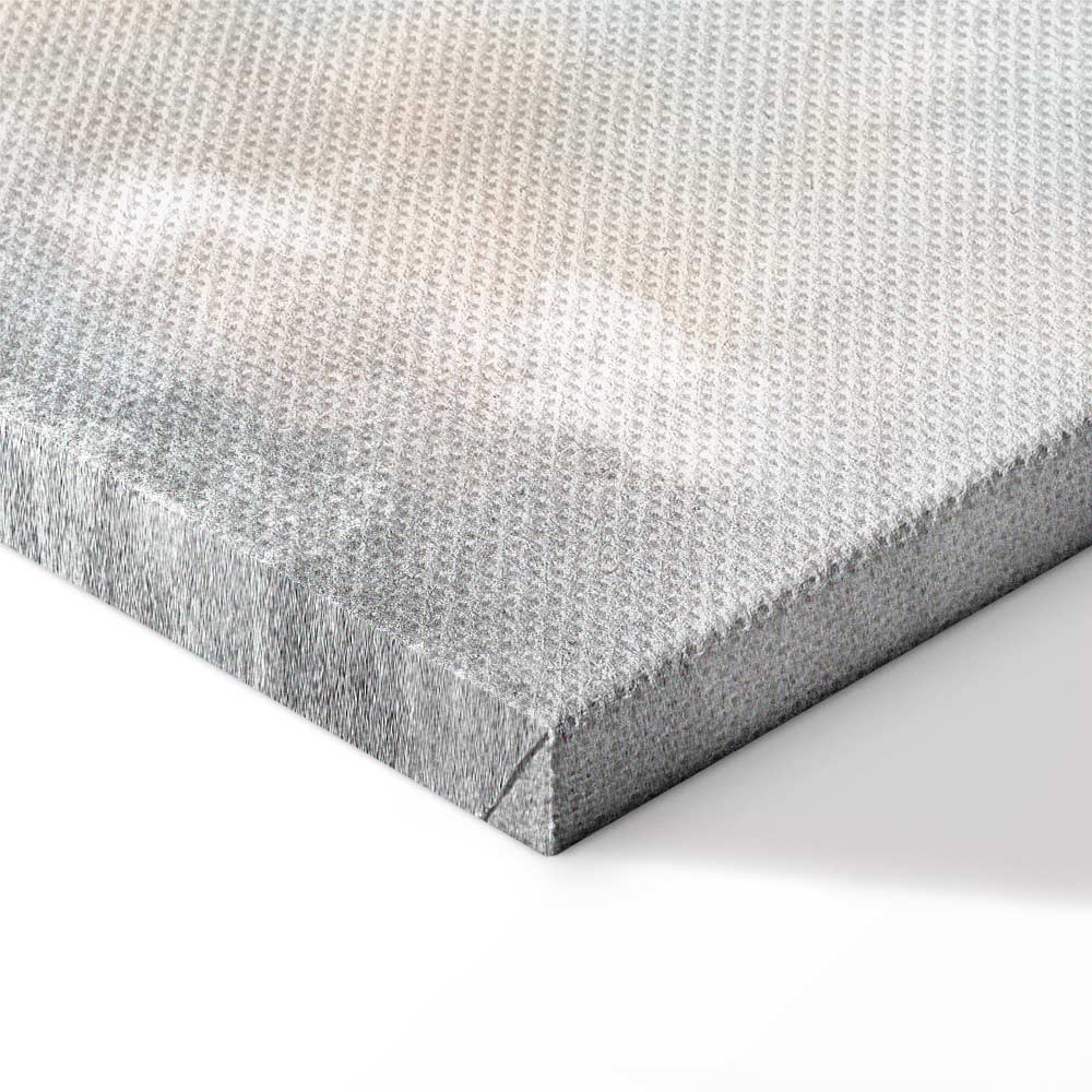 Morning Cranes Landscape Canvas Print