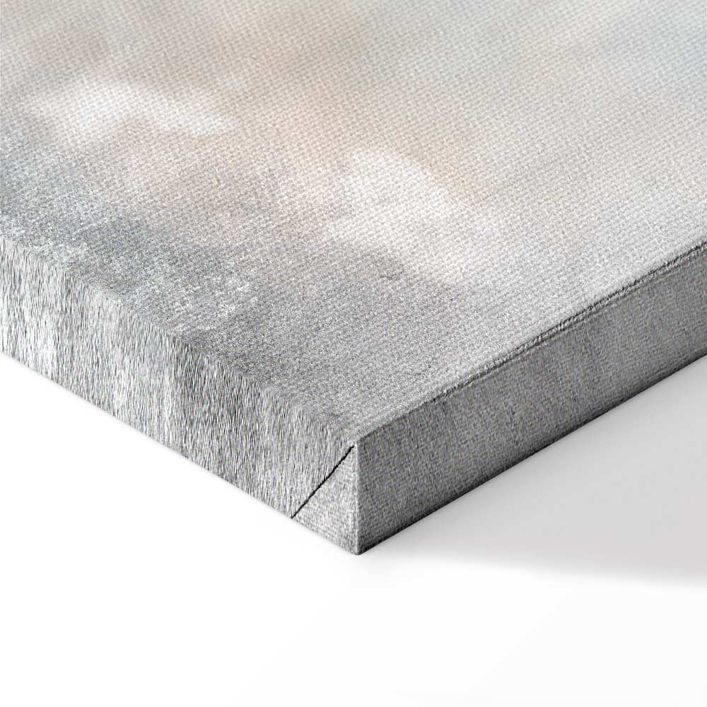 Morning Cranes Landscape Canvas Print