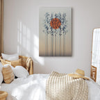 Lonely Twilight Tree Landscape Canvas Print