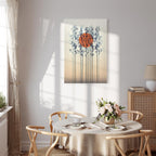 Lonely Twilight Tree Landscape Canvas Print