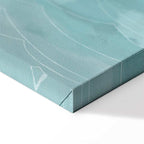 Night Ocean Waves and Ship Landscape Canvas Print