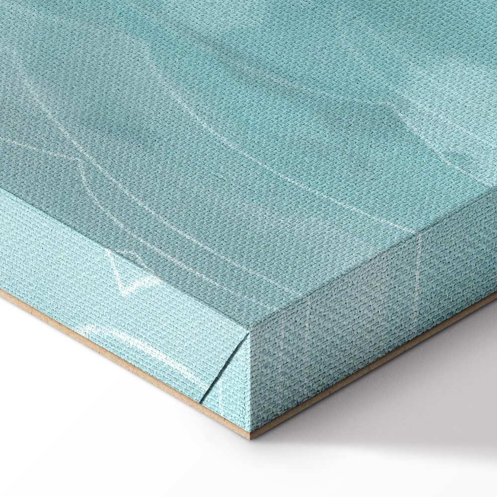 Night Ocean Waves and Ship Landscape Canvas Print