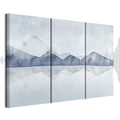Mountain Lake Landscape 3-Part Canvas Print