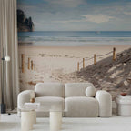 Hot July Sea Landscape Wall Mural