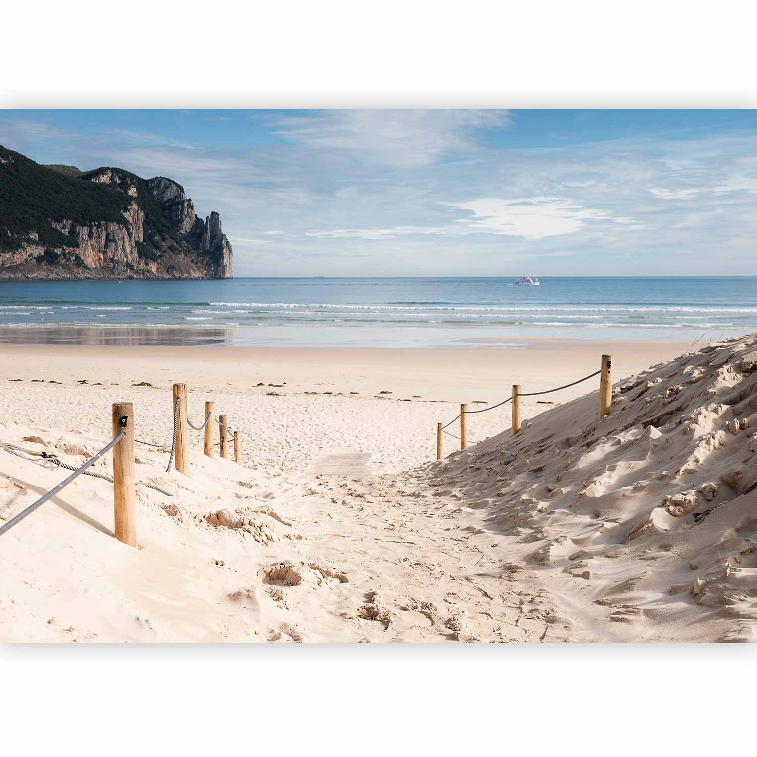 Hot July Sea Landscape Wall Mural