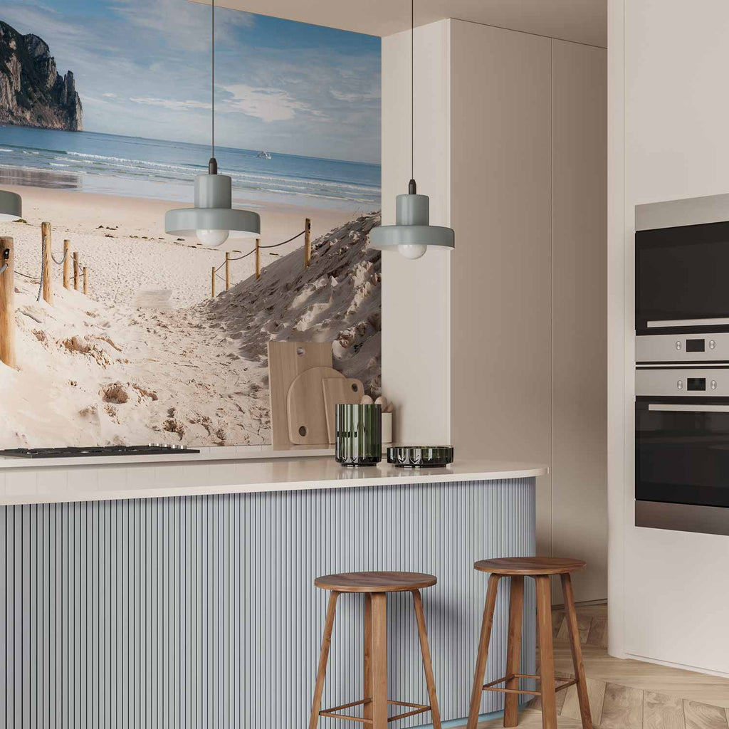 Hot July Sea Landscape Wall Mural