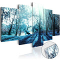 Blue Forest Glade Landscape Acrylic Print