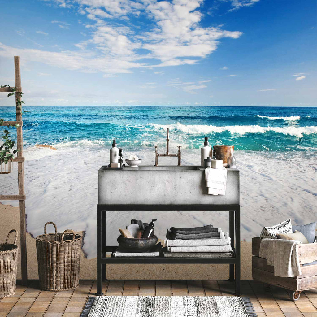 By the Sea Coastal Landscape Wall Mural