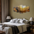 Sun Salutation Nature Landscape Canvas Print