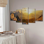 Sun Salutation Nature Landscape Canvas Print