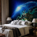 Blue Planet Cosmos Sky Wall Mural