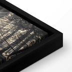 Sunlit Forest Landscape Canvas Print