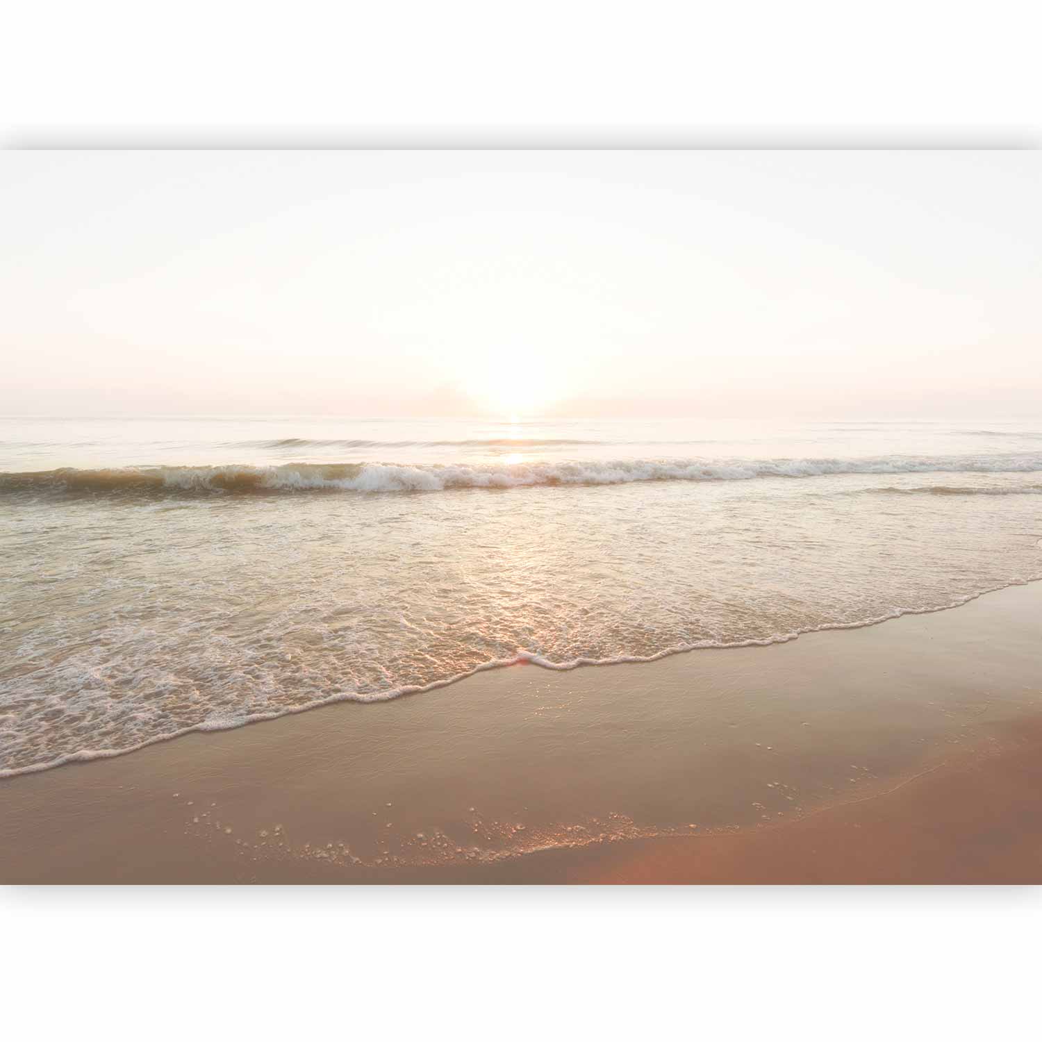 Morning Sea Waves Wall Mural