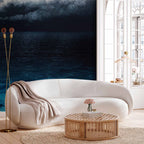 Blue Lagoon Night Ocean Wall Mural