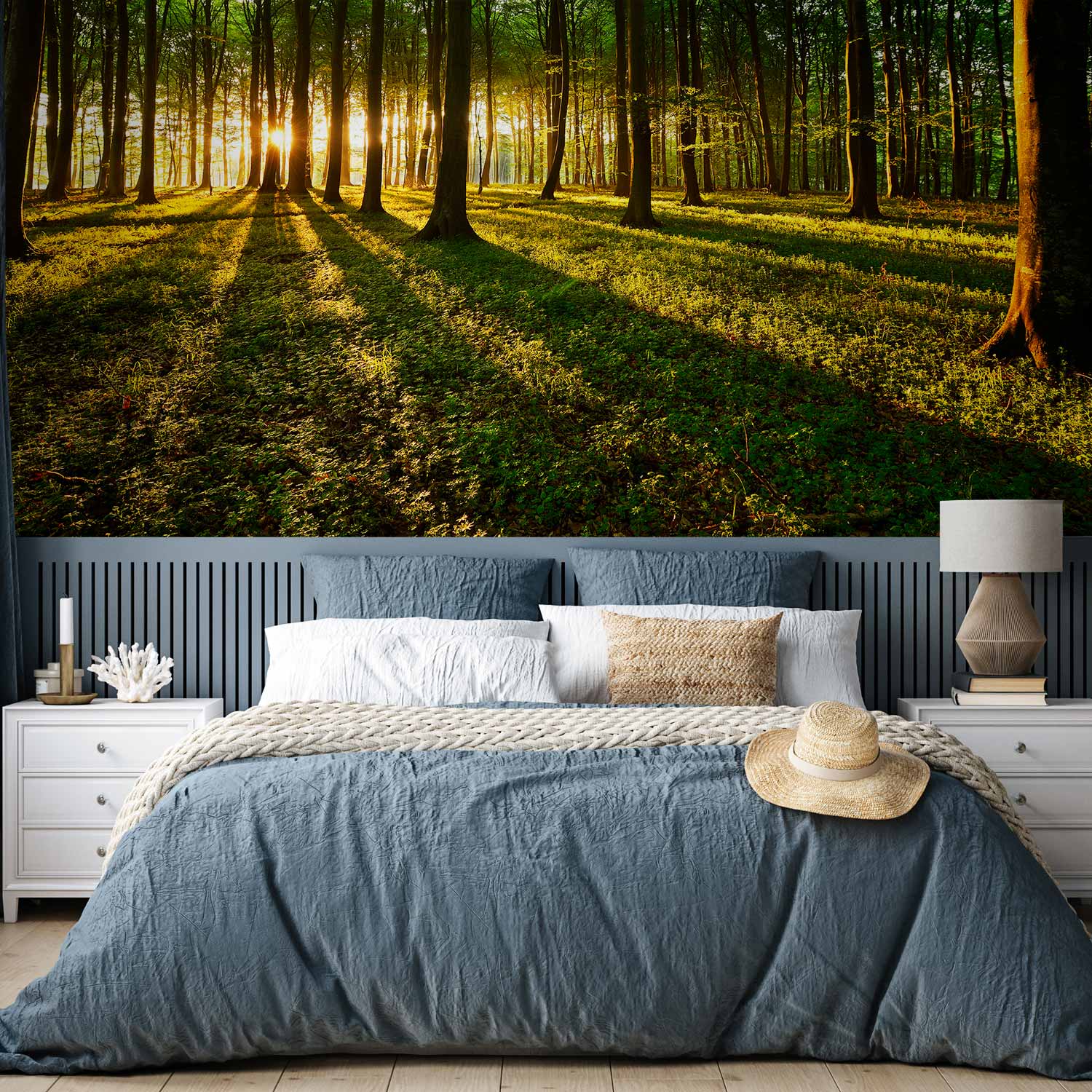 Mystical Forest Morning Landscape Wall Mural