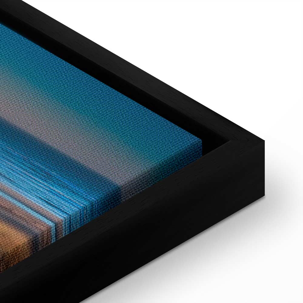 Sunset Beach Path Landscape Canvas Print