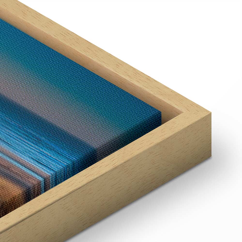 Sunset Beach Path Landscape Canvas Print