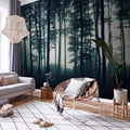 Dark Forest Trees Nature Wall Mural