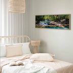 Forest Waterfall River Landscape Canvas Print